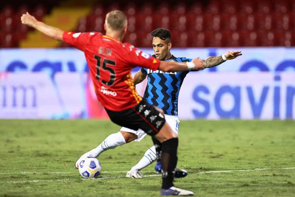 gol Martinez, Benevento-Inter