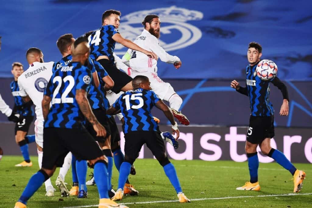 gol Sergio Ramos, Real Madrid-Inter