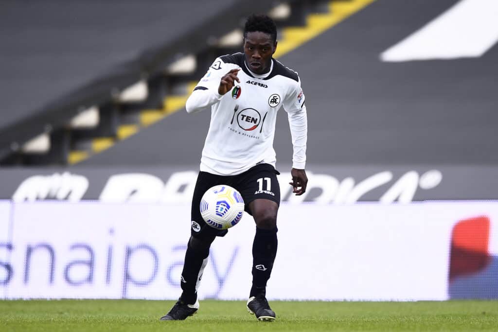 Emanuel Gyasi, attaccante Spezia