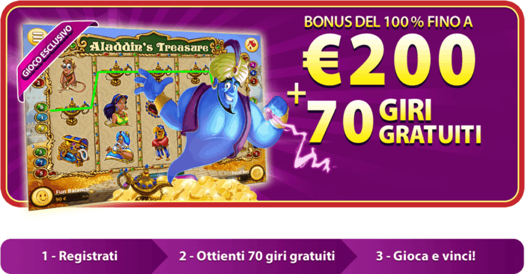 bonus benvenuto Gratorama Casinò