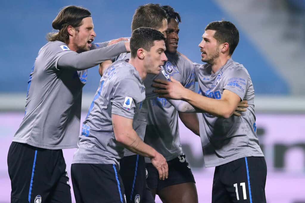 esultanza gol Zapata, Atalanta