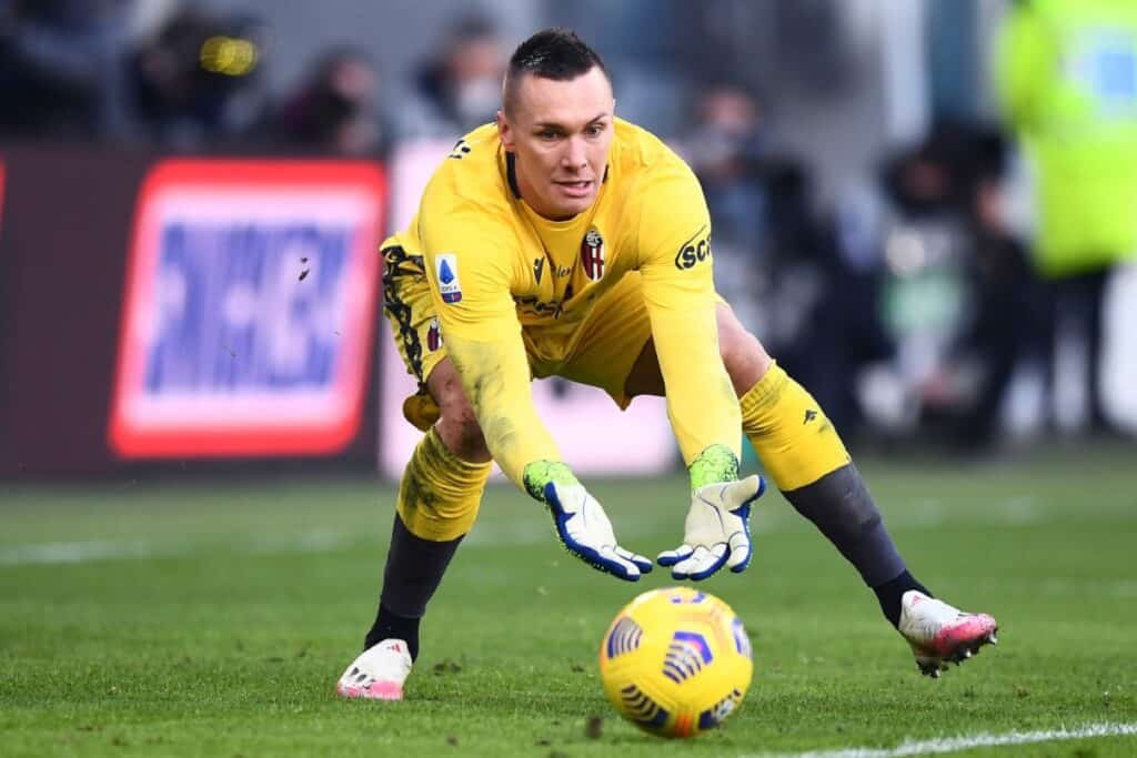 Skorupski, portiere Bologna