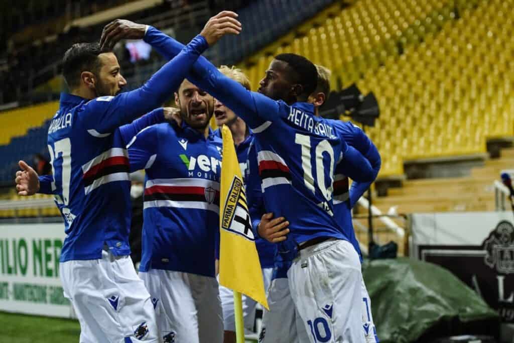 esultanza Sampdoria