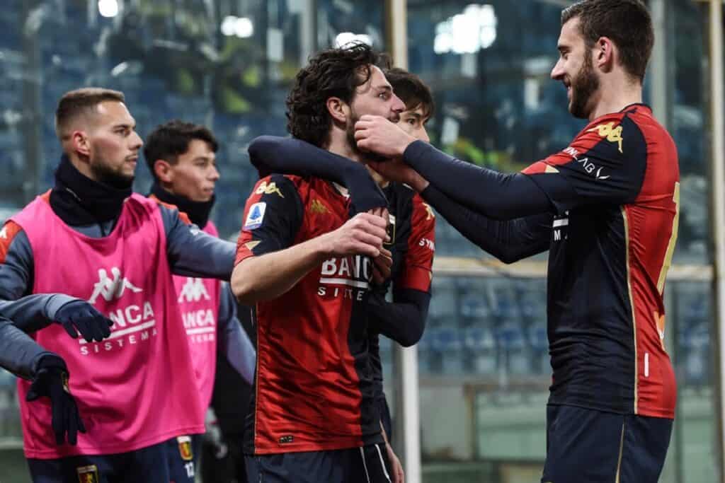 esultanza gol Destro, Genoa-Bologna