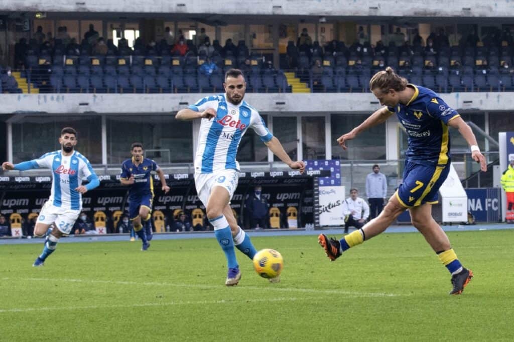 gol Barak, Verona-Napoli