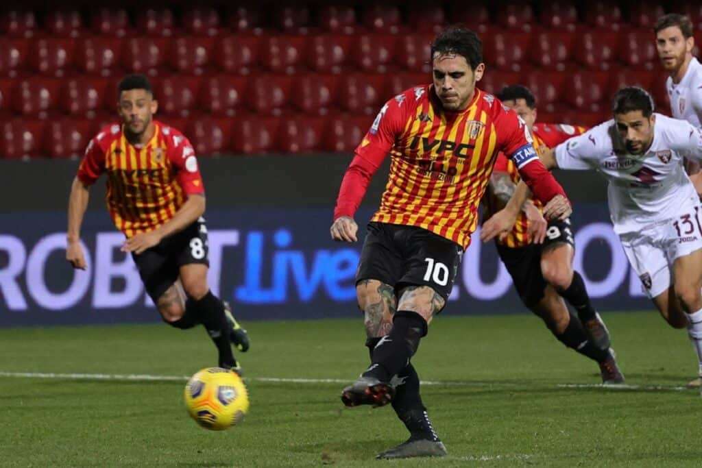 gol Viola, Benevento-Torino