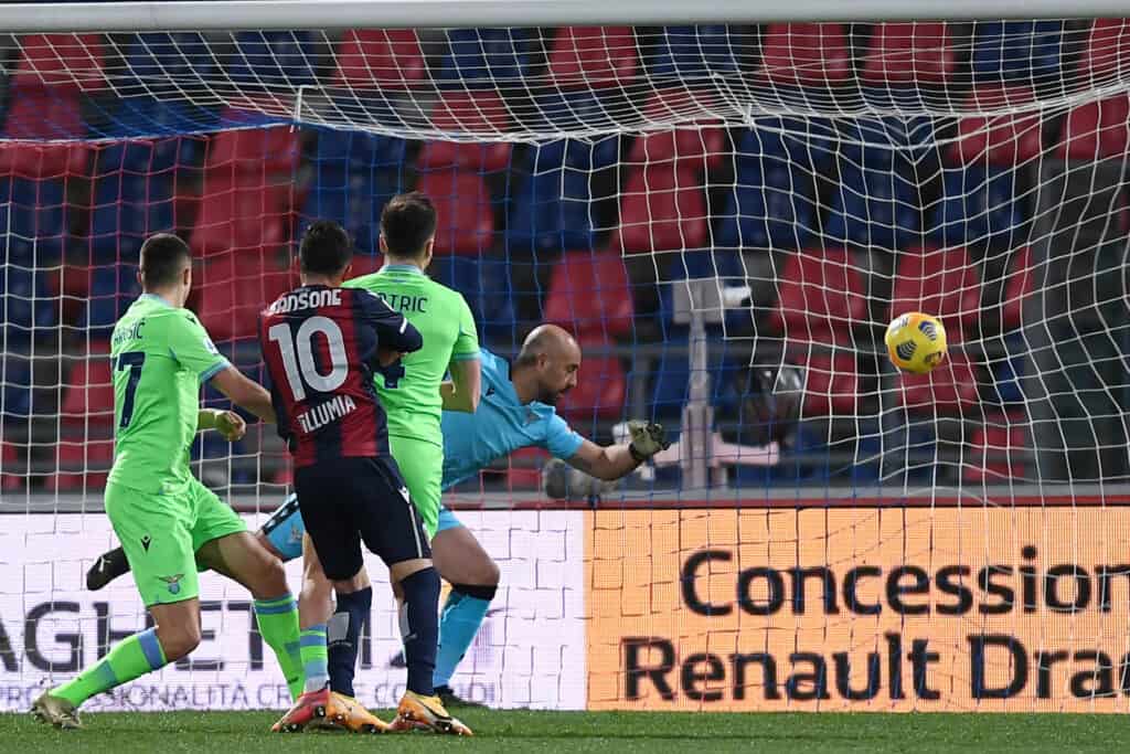 gol Nicola Sansone, Bologna-Lazio