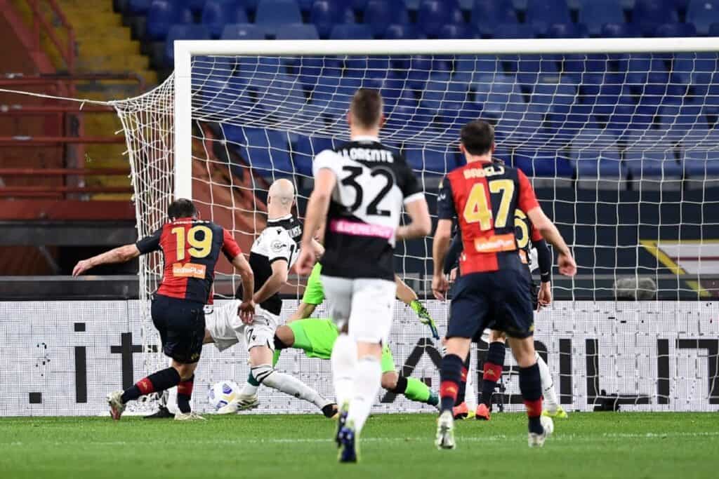 gol Pandev, Genoa-Udinese