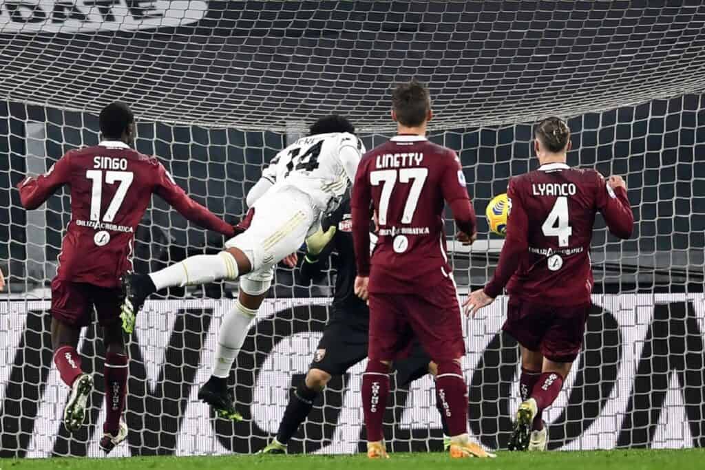 gol Weston McKennie, Juventus-Torino