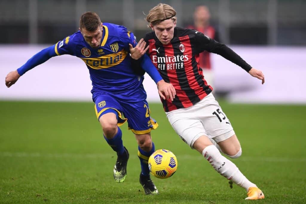 Hauge-Iacoponi, Milan-Parma