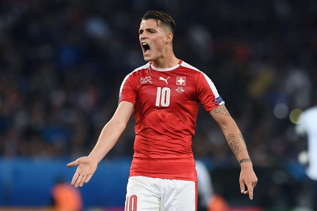 Granit Xhaka, centrocampista Svizzera