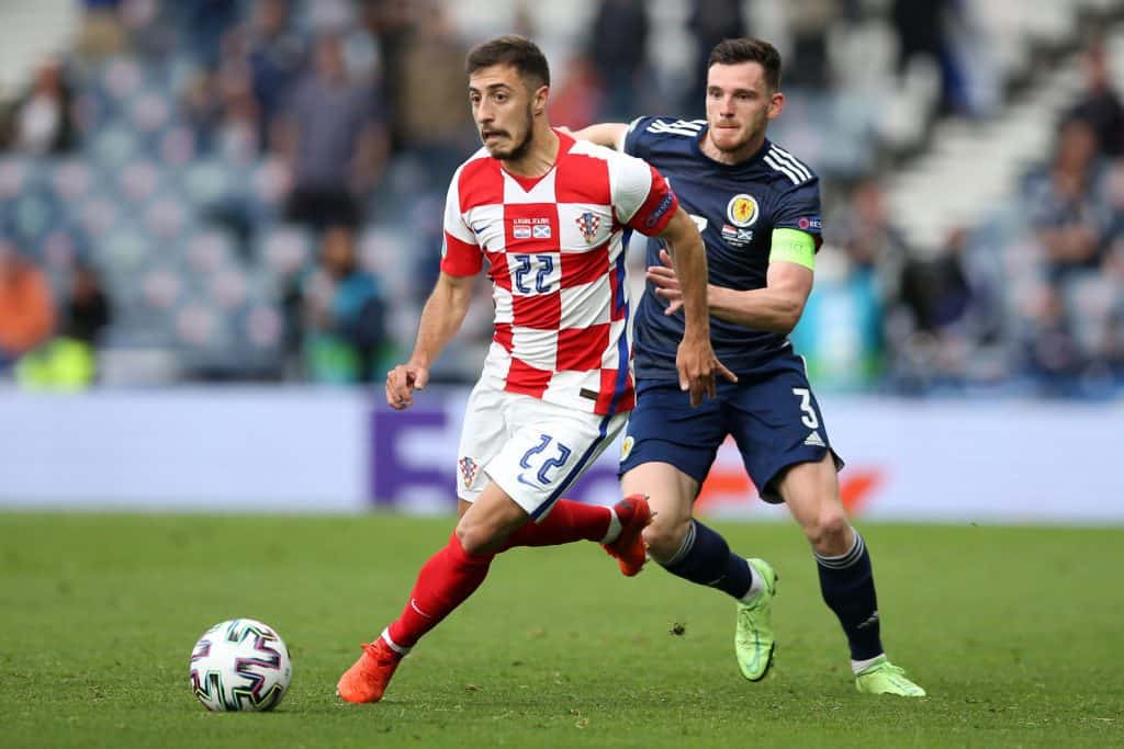 Juranovic durante Croazia-Scozia