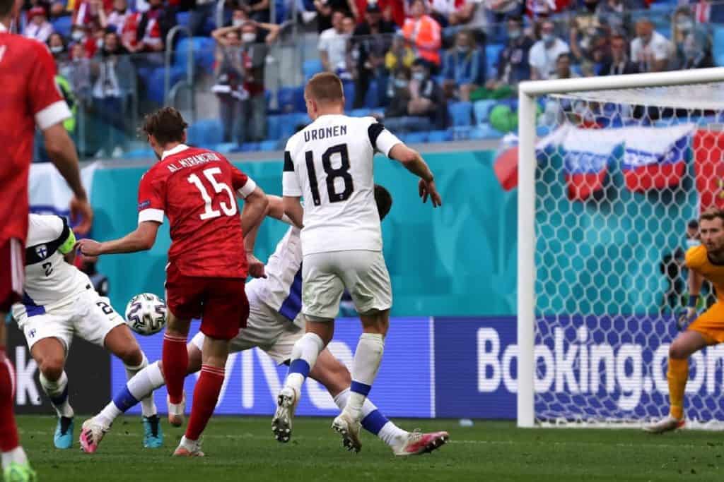 gol Alexey Miranchuk, Finlandia-Russia
