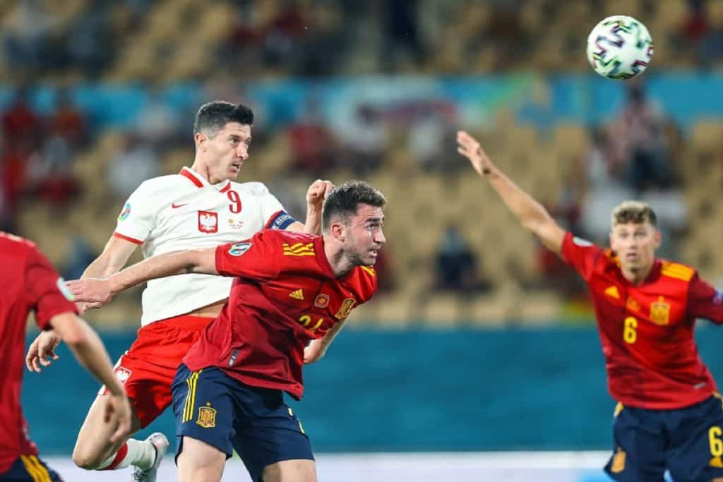 gol Lewandowski, Spagna-Polonia