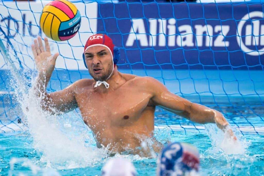 Marco Del Lungo, portiere Italia pallanuoto