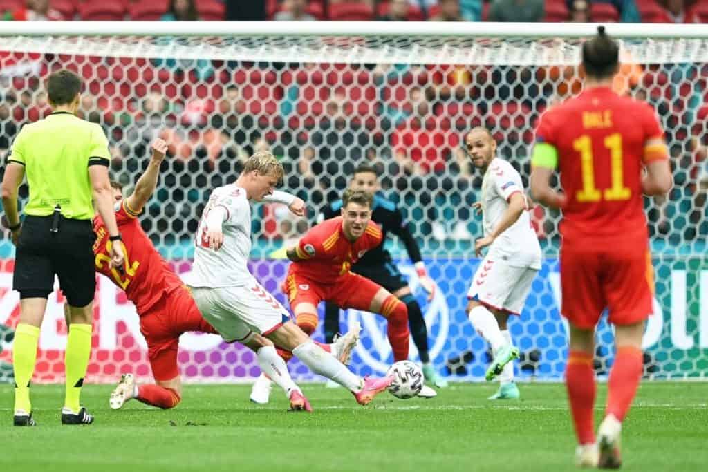 gol Dorberg, Danimarca-Galles
