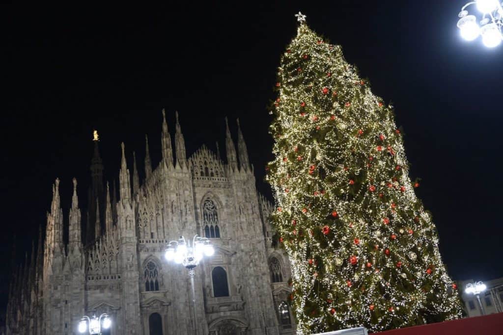 Albero di Natale piazza Duomo, Milano