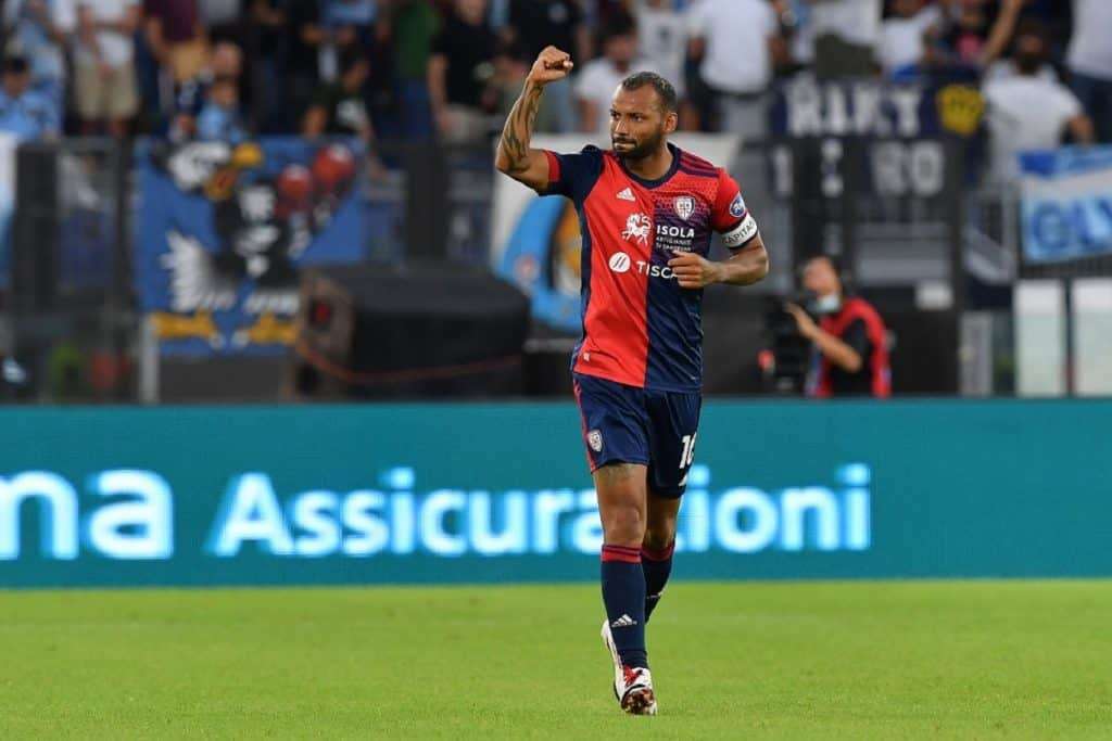 esultanza gol Joao Pedro, Cagliari
