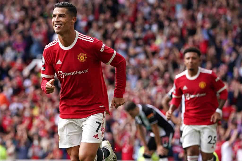 esultanza gol Ronaldo, Manchester United