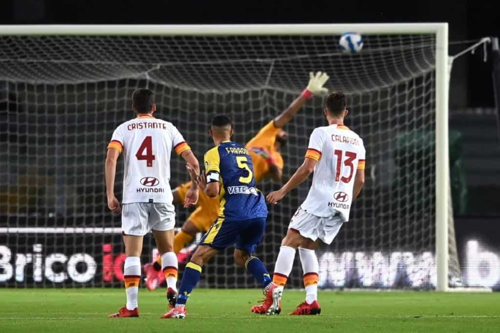 gol Davide Faraoni, Verona-Roma
