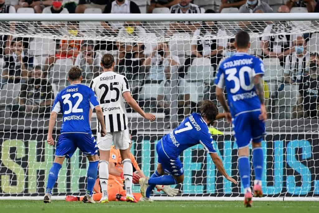 gol Leonardo Mancuso, Juventus-Empoli