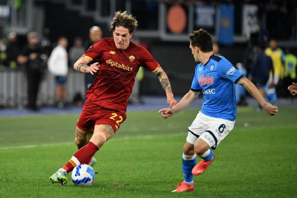 Zaniolo-Mario Rui, Roma-Napoli
