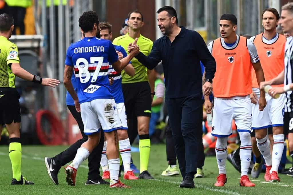 esultanza gol Antonio Candreva, Sampdoria