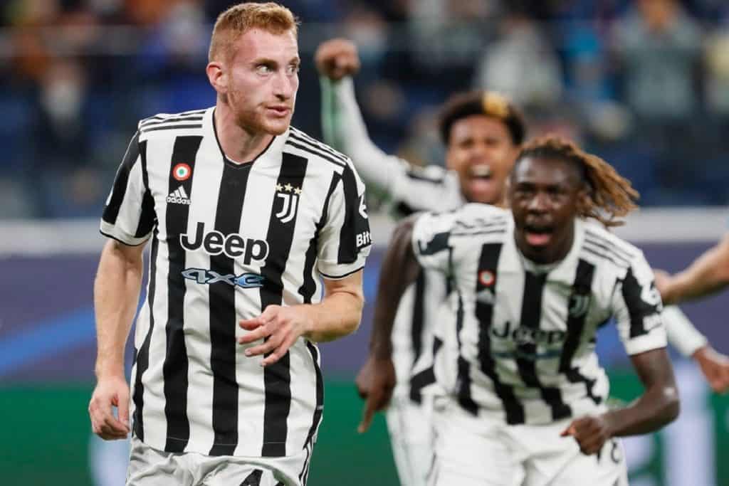 esultanza gol Dejan Kulusevski, Juventus-Zenit