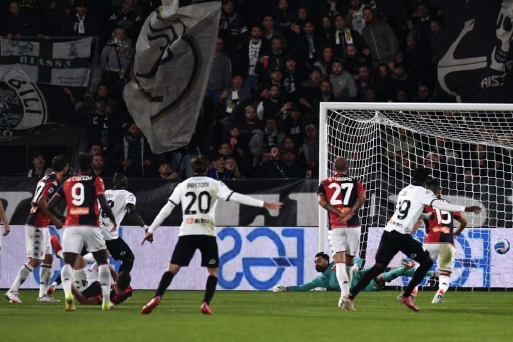 gol Ebrima Colley, Spezia-Genoa