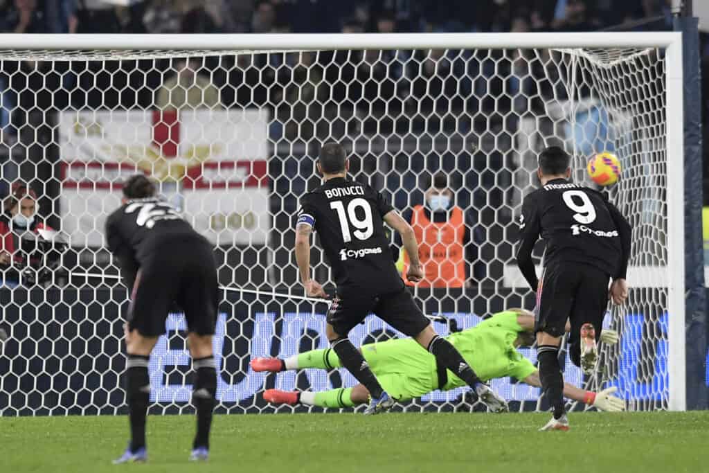 gol Bonucci 0-1, Lazio-Juventus