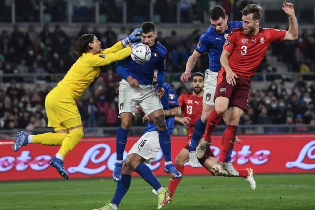 gol Di Lorenzo, Italia-Svizzera