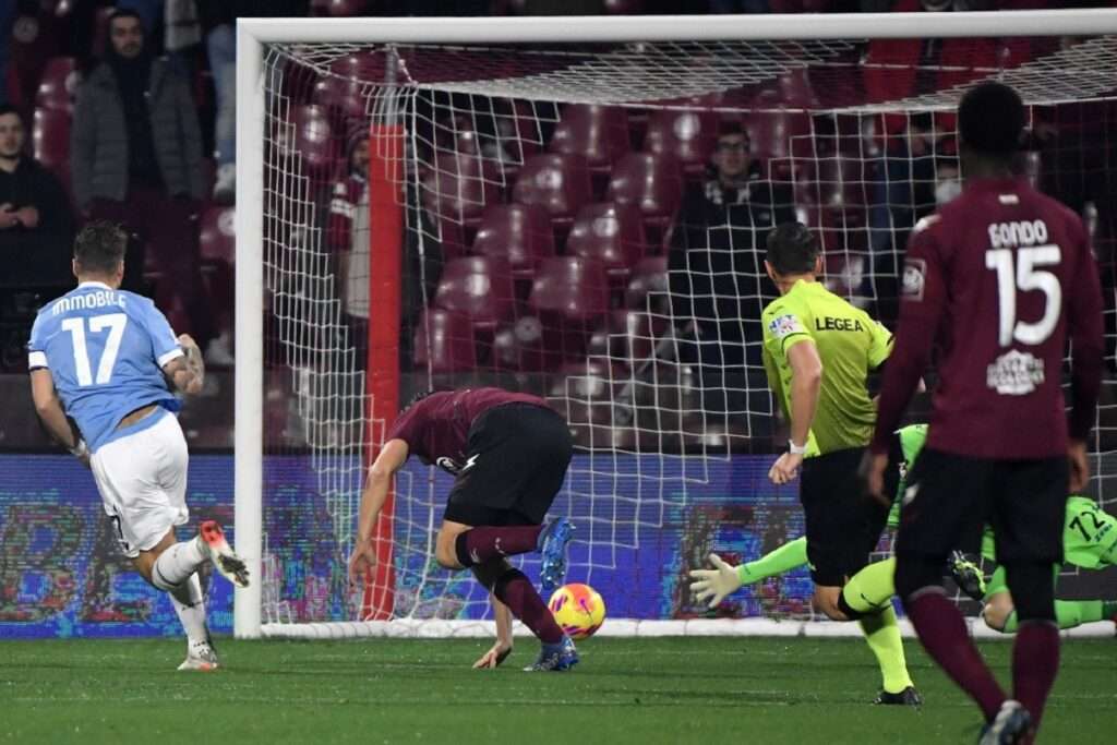 gol Immobile, Salernitana-Lazio