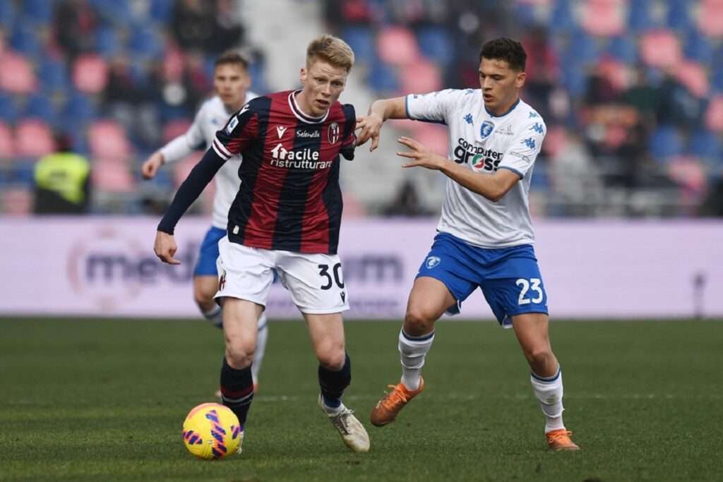Schouthen-Asllani, Bologna-Empoli