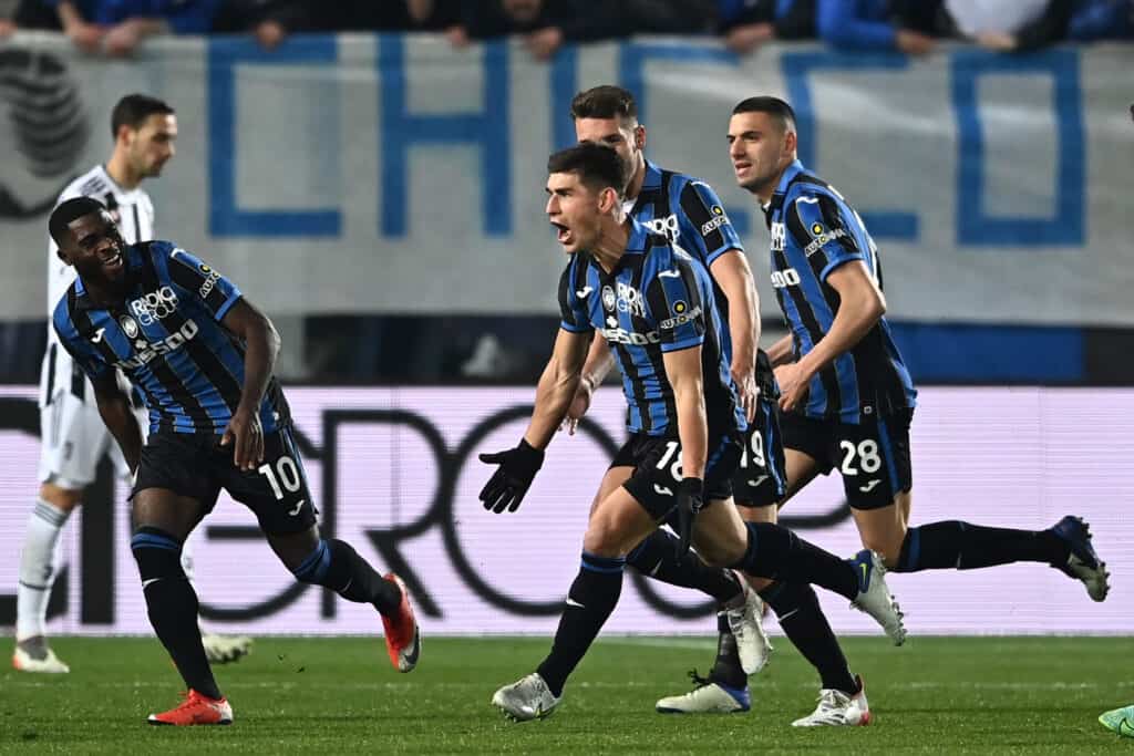esultanza gol Ruslan Malinovskyi, Atalanta