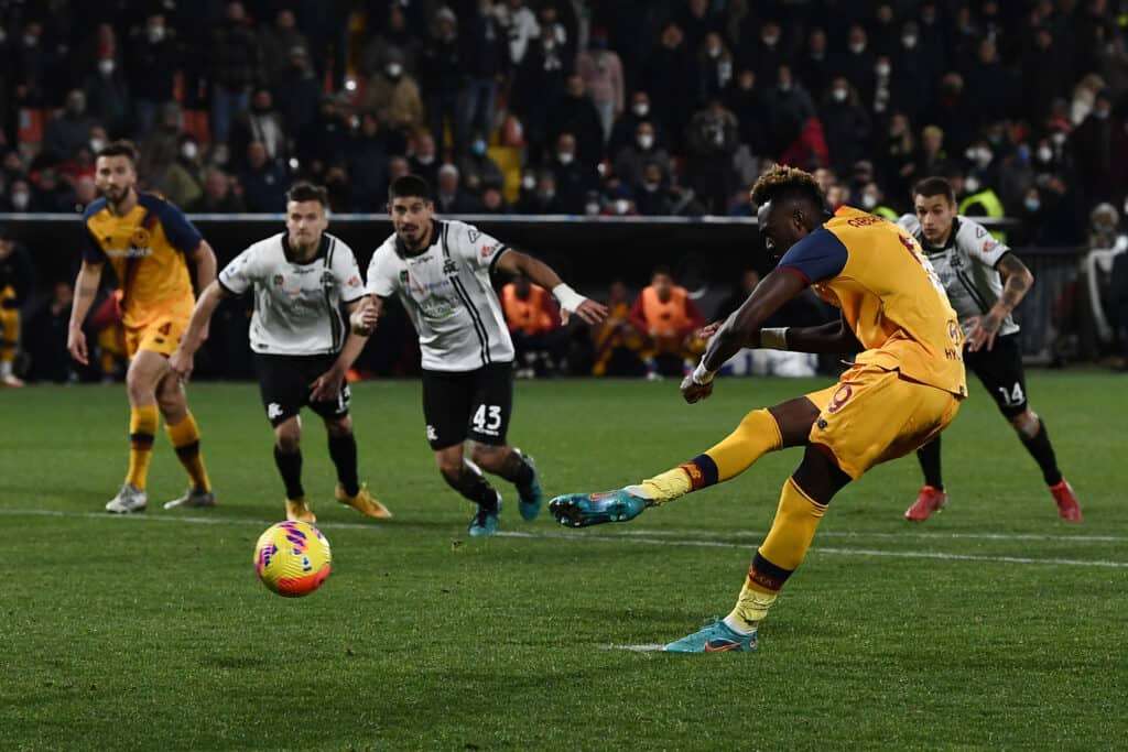 gol Abraham, Spezia-Roma