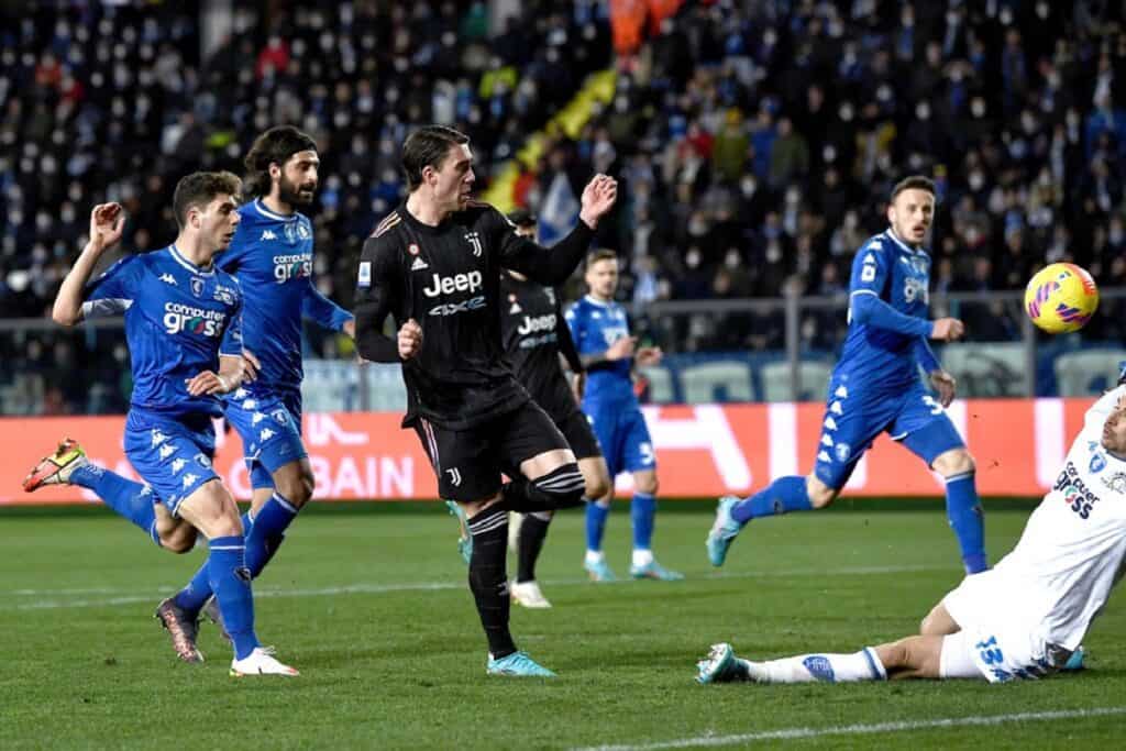 gol Vlahovic, Empoli-Juventus