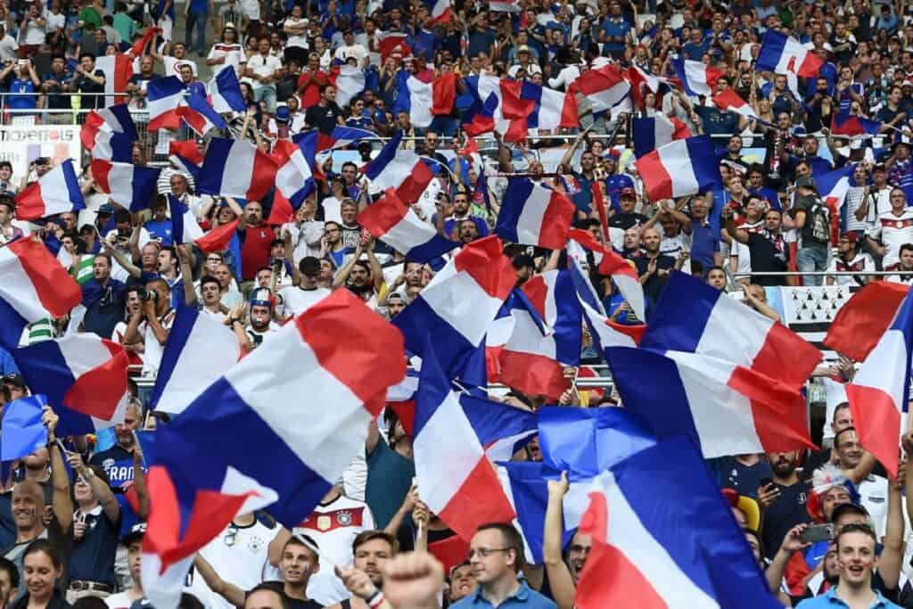 Bandiere tifosi Francia