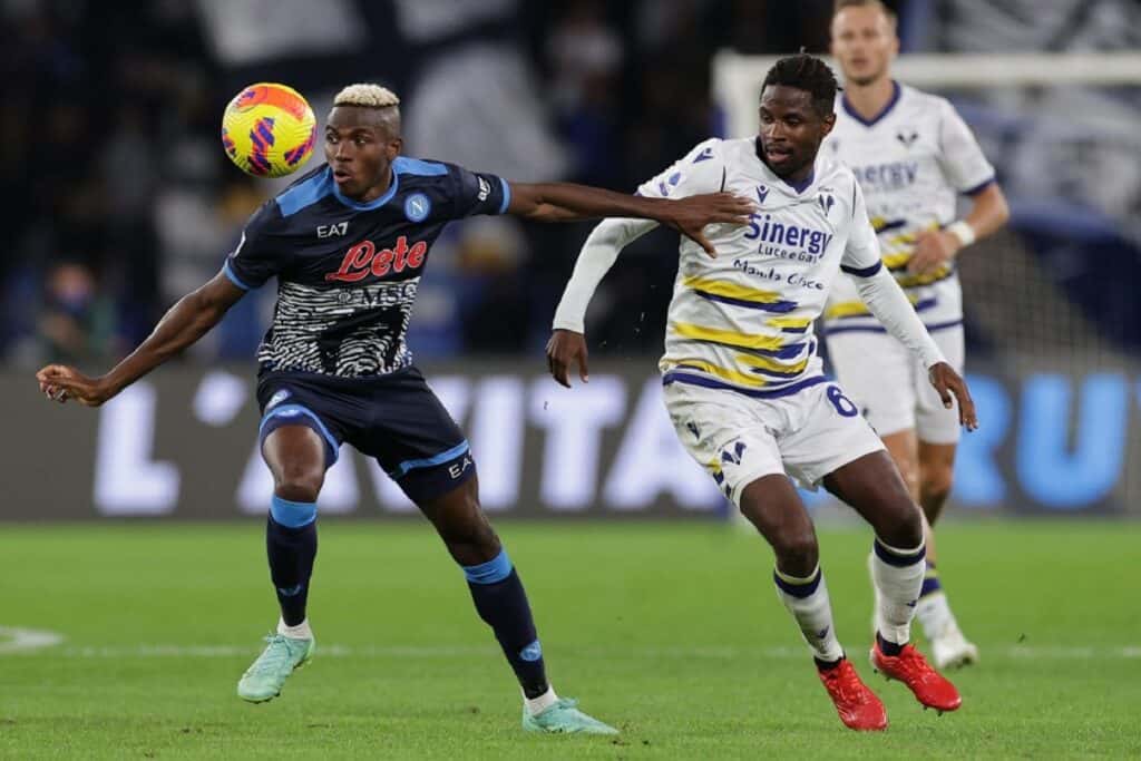Osimhen-Tameze, Napoli-Verona