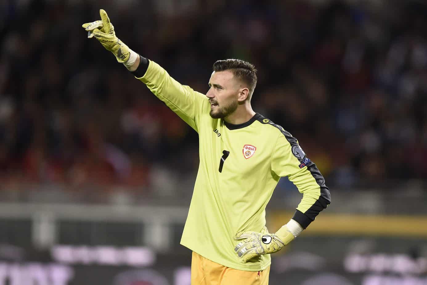 Stole Dimitrievski, portiere Macedonia del Nord