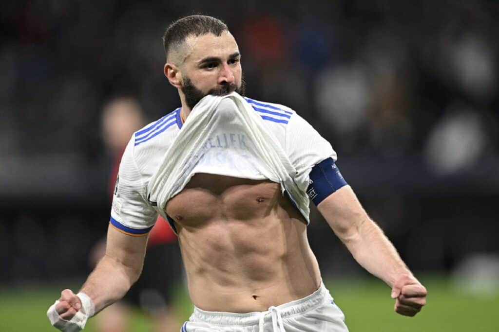 esultanza gol Karim Benzema, Real Madrid