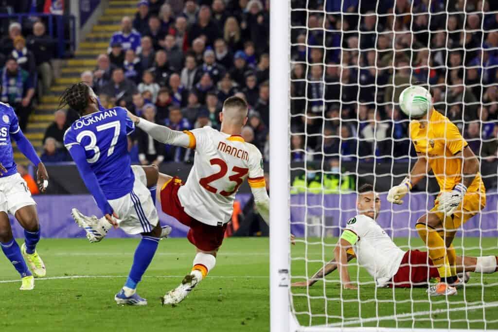gol Ademola Lookman, Leicester-Roma