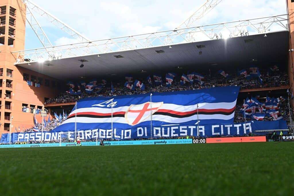 Coreografia tifosi Sampdoria