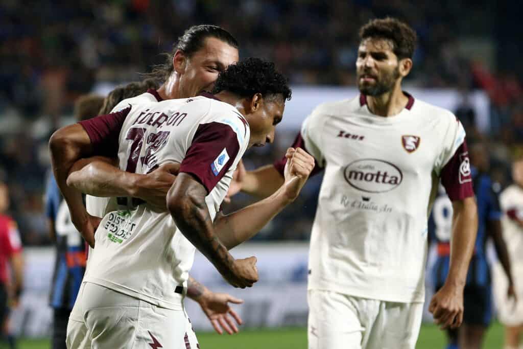 esultanza gol Ederson, Atalanta-Salernitana