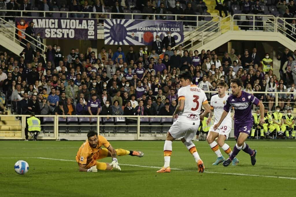 gol Bonaventura, Fiorentina-Roma