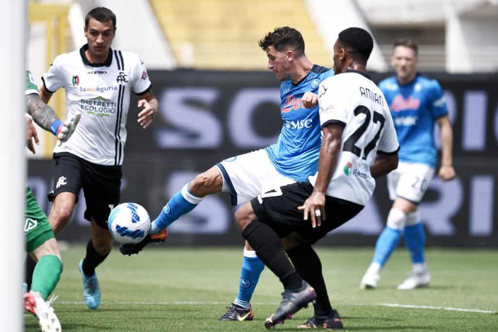 gol Demme, Spezia-Napoli