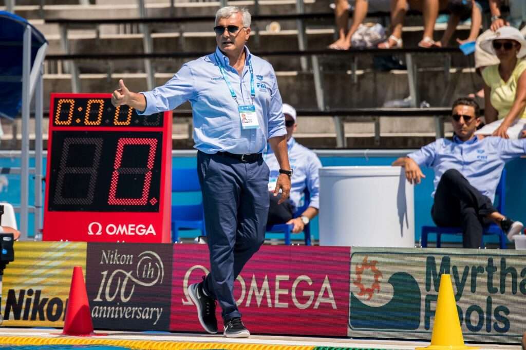 Sandro Campagna, allenatore Italia Maschile Pallanuoto