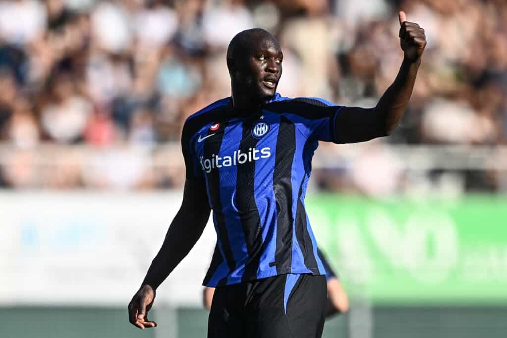 Lukaku durante Inter-Lugano
