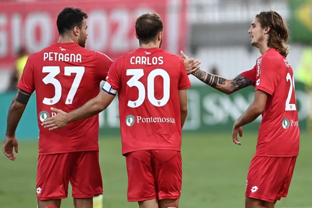 esultanza gol Colpani, Monza-Udinese