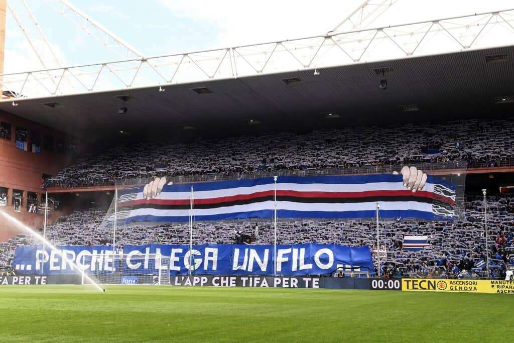 Coreografia tifosi Sampdoria