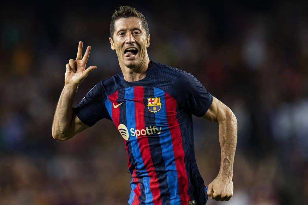 Lewandowski, attaccante Barcellona  